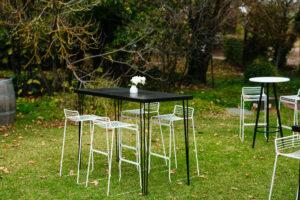 Hairpin Bar Table- Black